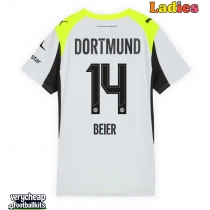 Borussia Dortmund Maximilian Beier #14 Replica Away Shirt Ladies 2025-26 Short Sleeve
